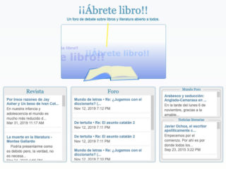 Abretelibro.com: un foro de debate sobre libros, autores y literatura abierto a todos