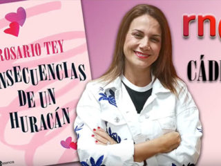 Rosario Tey presenta su libro "Consecuencias de un Huracán" en el programa "Se ha escrito un libro", de Radio Nacional de España (RNE)
